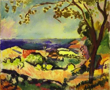 Mer au paysage collioure 1906 fauvisme abstrait Henri Matisse Peinture à l'huile